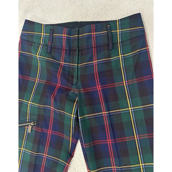 Tommy Hilfiger Tartan Vtg Y2K Cargo Plaid Pants Academia Prep Grunge Punk Sz 4 - Picture 4 of 9